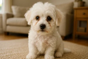 Por qué mi perrito tiene manchas bajo los ojos